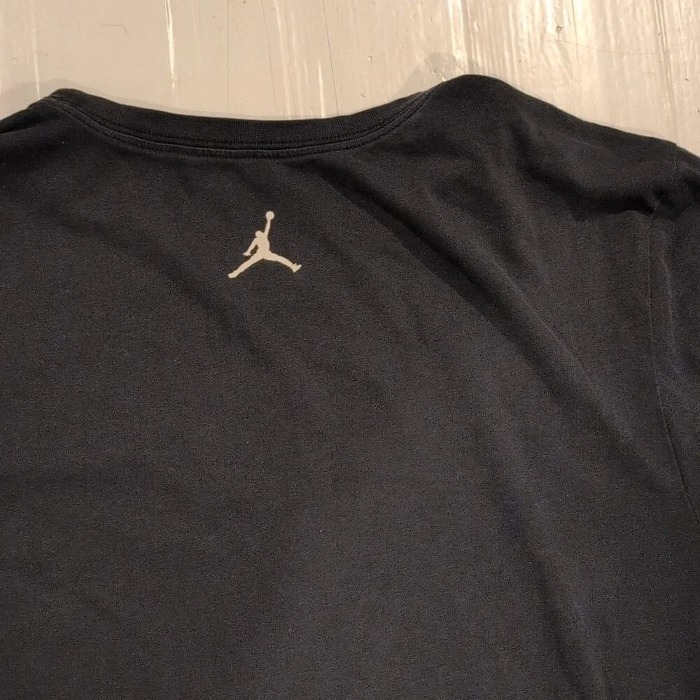 Air Jordan Jumpman Tee Mens M Women L Black Ultra Soft Graphic Retro Sportswear